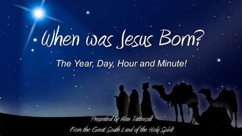 When was Jesus Born? The Year, Day & Hour REVEALED in Rev 12! | Birth ...