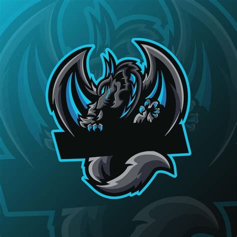 Premium Vector | Dragon Logo Template Esport gaming