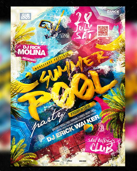 23+ Pool Party Flyers - Free PSD, Word, AI, EPS Format Download