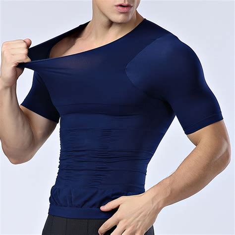 Mens Seamless Sport Compression Undershirt Breathable Elastic Shapewear – Alexnld.com