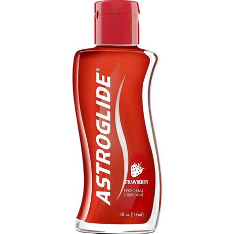 Astroglide Flavored Personal Lubricant, 5 fl.oz (142 mL), Sensual Strawberry - dearlady.us