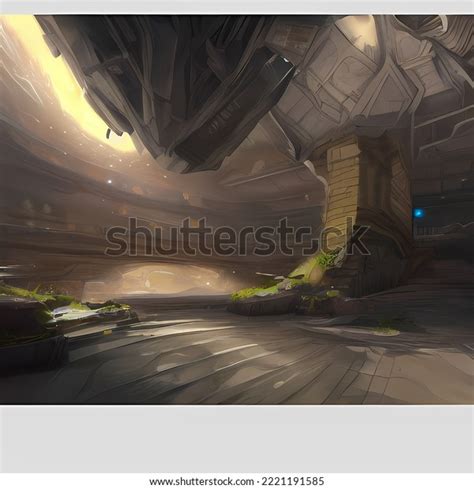 Sci Fi Room Concept Art Idea Stock Illustration 2221191585 | Shutterstock