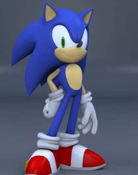 Sonic 3d Model For Animation