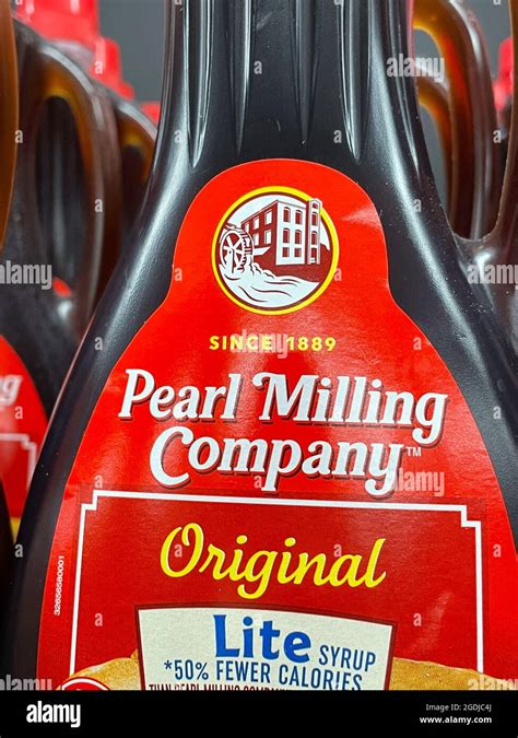 Bottles of Pearl Milling Company Maple Syrup, formerly Aunt Jemima ,D'Agostino Grocery Store in ...