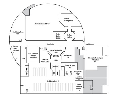 Library Floor Plans | Central Michigan University