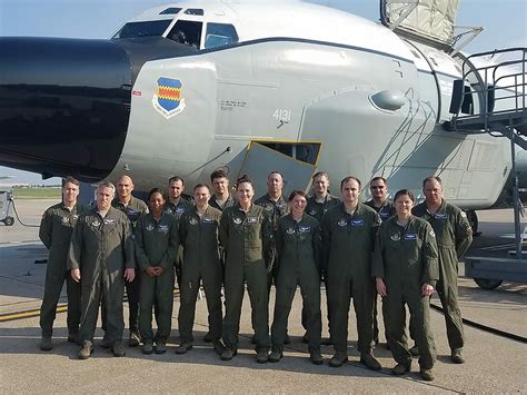 USAF, Air Force Reserve and Air National Guard members join to complete historic RC-135 Rivet ...