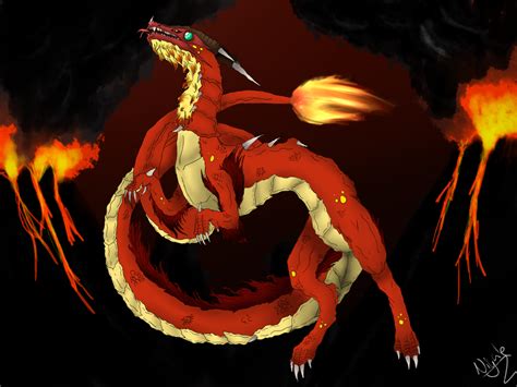 Volcano Dragon by Niyule on DeviantArt