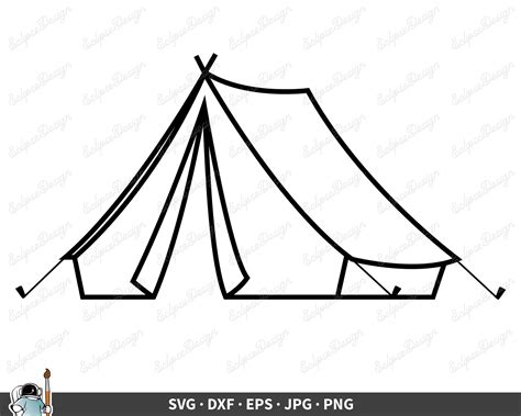 Camping Tent SVG Tent Vector Clip Art Camping Clipart Tent - Etsy