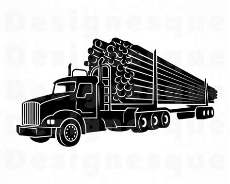 Log truck logo design - pasecrew