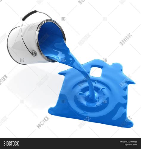 Blue Paint Pouring Image & Photo (Free Trial) | Bigstock