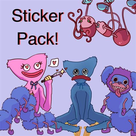 Poppys Playtime Sticker Pack - Etsy