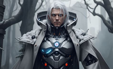 Cyberpunk Cyborg Human by The Watcher