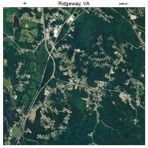 Aerial Photography Map of Ridgeway, VA Virginia