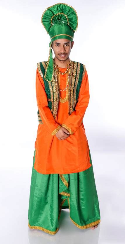 Sanskriti Fancy Dresses Bhangra Dance Kids Costume Wear Price in India ...