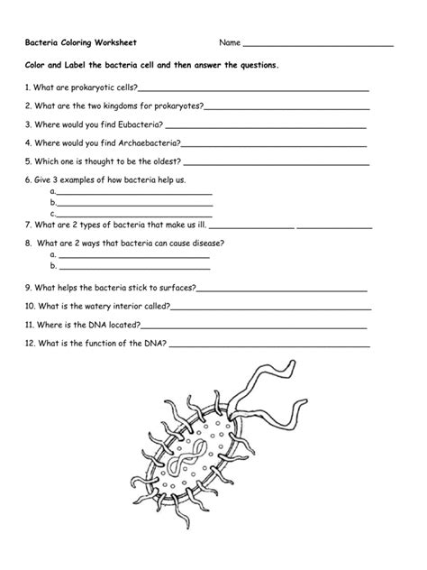 Free Printable Germs Worksheets Printables - Printable Templates