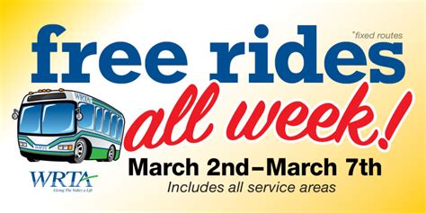 In Celebration of Our New Warren Service — Free Rides on ALL Fixed ...