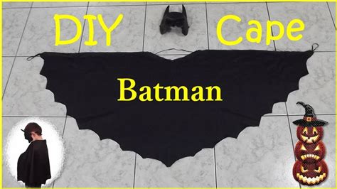 DIY Batman Cape Μπέρτα Μπάτμαν 🎃Halloween - YouTube