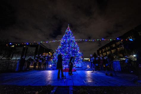 Photo gallery: 2023 University Christmas tree lighting | Marquette Today