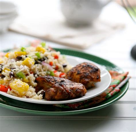 Eclectic Recipes Jamaican Chicken and Rice Salad | Eclectic Recipes