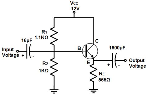 Guitar Buffer Circuit Diagram