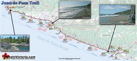 Juan de Fuca Trail Map | Juan de fuca trail, West coast trail, Colorado hiking