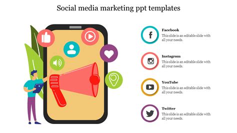 Awesome Social Media Marketing PPT Templates Designs