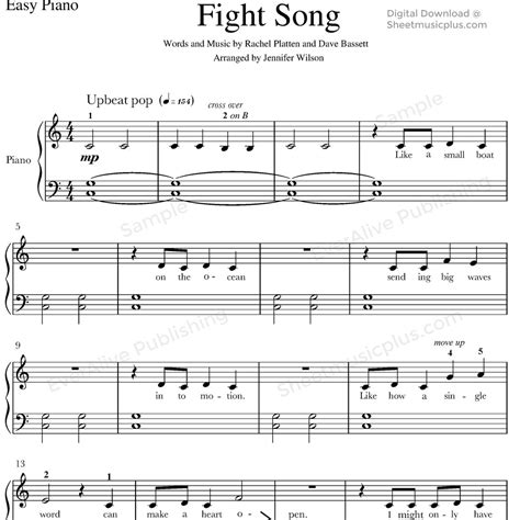 Piano Sheet Music Free Printable