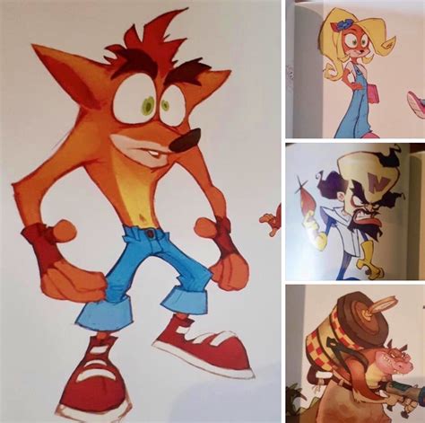 Crash Bandicoot 4 - Concept Art Designs by 96933776 on DeviantArt