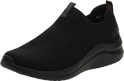 Skechers Men's Ultra Flex 2.0-KWASI Slip On, Blue Black Knit Black Trim BBK: Amazon.ca: Shoes ...