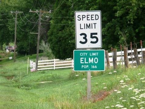 Elmo, MO | Elmo, City limits, Weird names