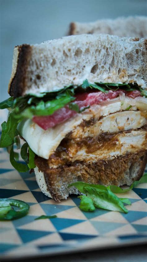 Spicy Chicken Sandwich - Molé in the Wall