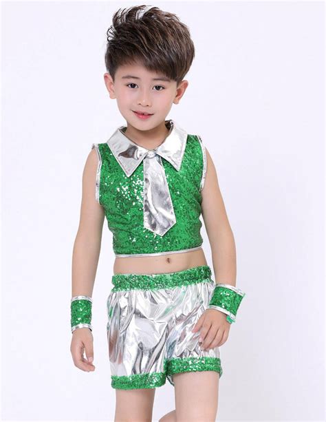 20SS-B5A BOYS Concert Costume, Sequined Dance Costume | KIDDY COSTUME