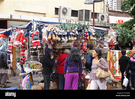 Santiago de Chile christmas decorations Stock Photo - Alamy