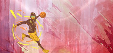 Basketball Game Poster Design Background Material, People Silhouette, Athlete, Sports ...