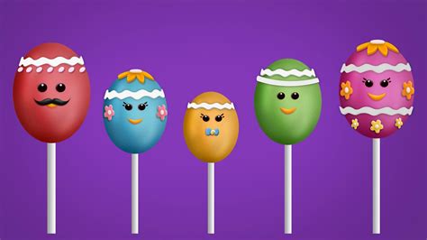 The finger family easter egg cake pops family nursery rhyme easter finger family songs – Artofit