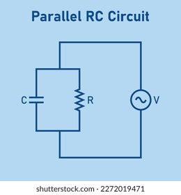 Parallel Rc Circuit Diagram Physics Stock Vector (Royalty Free) 2272019471 | Shutterstock