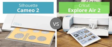 Silhouette Cameo 2 vs Cricut Explore Air - Personal Die Cutting