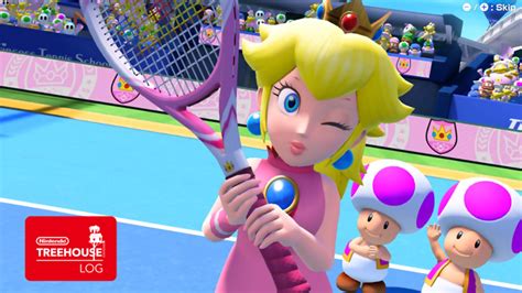 Mario Tennis Aces - Peach footage | The GoNintendo Archives | GoNintendo