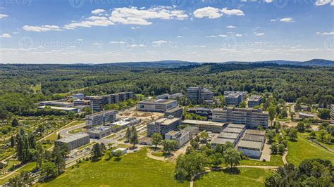 Drone picture of the Darmstadt technical university area 17516312 Stock ...