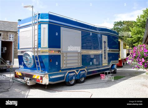 Circus Trailer Stock Photo - Alamy