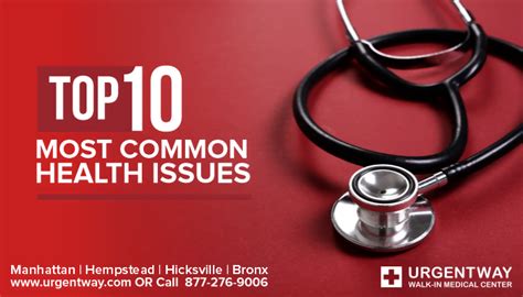 Top 10 Most Common Health Issues - Urgentway