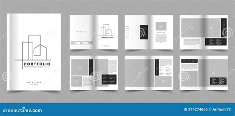 Architecture Portfolio Template Design and Interior Portfolio Brochure ...