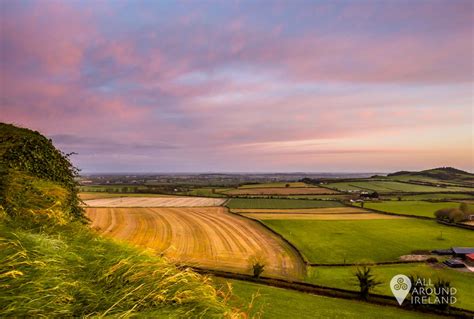 Rock of Dunamase - sunrise over the plains • All Around Ireland