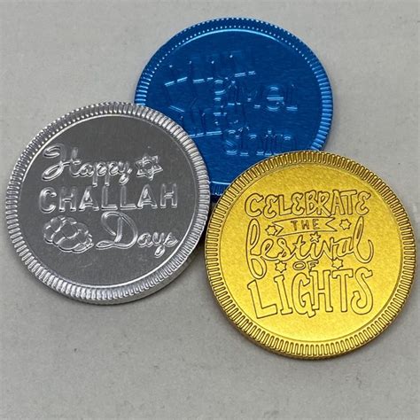 Hanukkah Chocolate Coins “Gelty Pleasures” - Foiled Again! Chocolate Coins