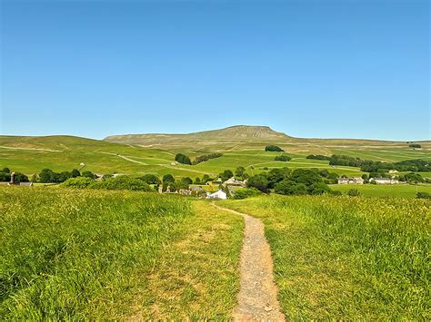 Ingleborough walk from Horton in Ribblesdale via Sulber, Trow Gill ...