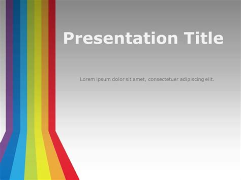 Rainbow Powerpoint Backgrounds