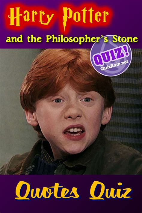 Harry Potter and the Philosopher’s Stone – Quotes Quiz | Quote quiz ...