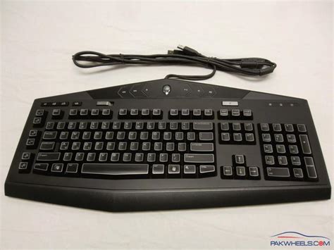 Alienware TactX USB Multimedia Backlit Gaming Keyboard - Non Wheels ...