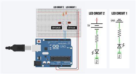 led circuit diagram arduino - Wiring Diagram and Schematics