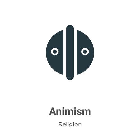 Vector of Animism vector icon on white - ID:161144774 - Royalty Free ...